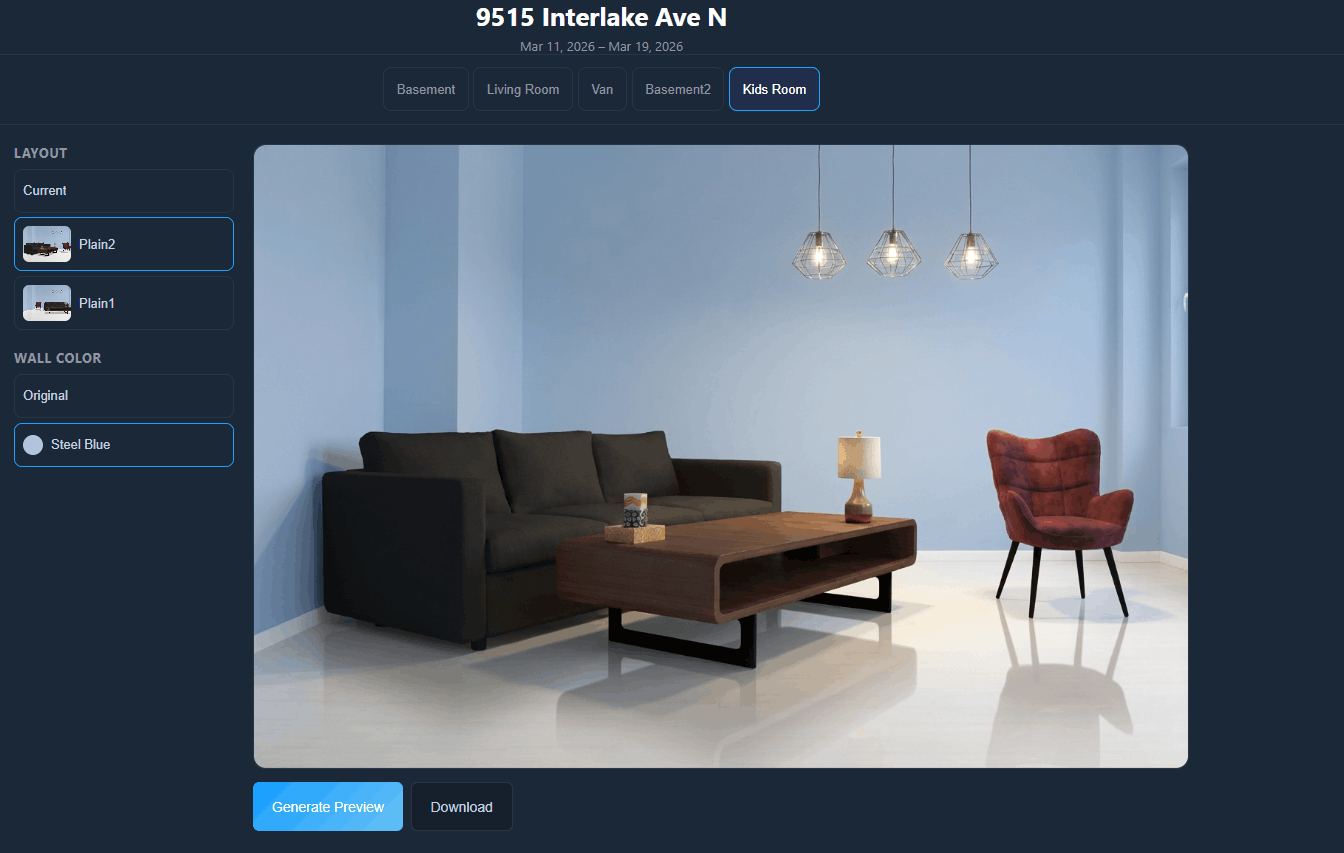 Wall Colors & Layouts